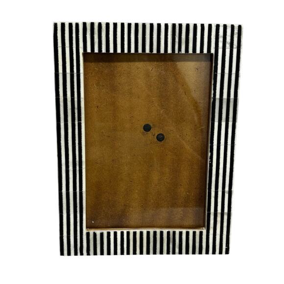 Boho Decor Photo Frame Portrait Landscape Black White Morocco India Table Top - Picture 1 of 8